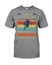 Basketball - Just be on basketball court Premium Fit Mens Tee tile