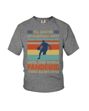 Basketball - Just be on basketball court Youth T-Shirt tile