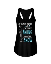 Skiing 5 Ladies Flowy Tank tile