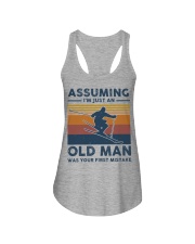Skiing 17 Ladies Flowy Tank tile
