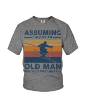 Skiing 17 Youth T-Shirt tile