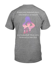 Basketball mom - back 2 Premium Fit Mens Tee tile