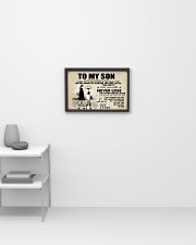 Basketball - To my son - Poster 17x11 Poster poster-landscape-17x11-lifestyle-04