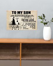 Basketball - To my son - Poster 17x11 Poster poster-landscape-17x11-lifestyle-24
