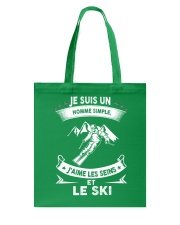 Le ski 15 Tote Bag tile
