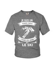 Le ski 15 Youth T-Shirt tile
