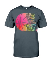 Basketball - Play like a girl Classic T-Shirt tile