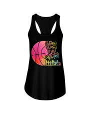Basketball - Play like a girl Ladies Flowy Tank tile