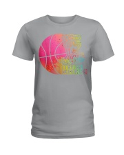 Basketball - Play like a girl Ladies T-Shirt tile