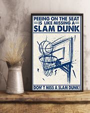Basketball poster - Don't miss a slam dunk 11x17 Poster lifestyle-poster-3
