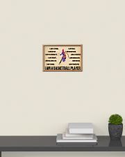 Basketball - i am a basketball player poster 17x11 Poster poster-landscape-17x11-lifestyle-08
