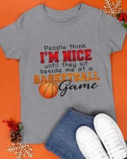 Basketball - I'm nice till sit beside me Classic T-Shirt apparel-classic-tshirt-lifestyle-front-83