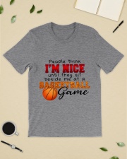 Basketball - I'm nice till sit beside me Classic T-Shirt lifestyle-mens-crewneck-front-19