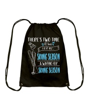 Skiing 2 Drawstring Bag tile
