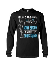 Skiing 2 Long Sleeve Tee front