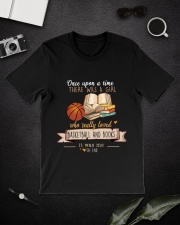 Basketball girl - book Classic T-Shirt lifestyle-mens-crewneck-front-16
