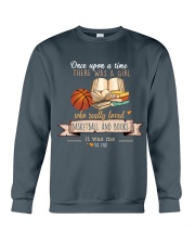 Basketball girl - book Crewneck Sweatshirt tile
