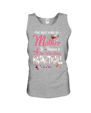 Mother raises a son plays basketball Unisex Tank tile