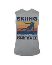 Skiing - Girl one ball Sleeveless Tee tile