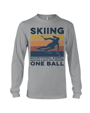 Skiing - Girl one ball Long Sleeve Tee tile