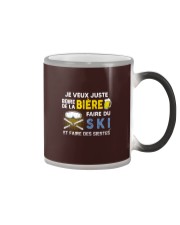 Le ski 8 Color Changing Mug tile