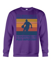 Le basketball est plus important Crewneck Sweatshirt tile