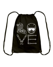 Skiing 16 Drawstring Bag tile