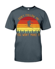 Skiing 9 Classic T-Shirt tile