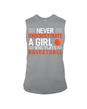 Basketball - Never underestimate agirl Sleeveless Tee tile