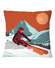 Skiing - Pillow 5 Square Pillowcase front