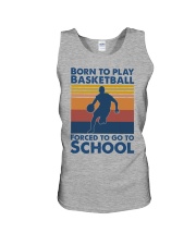 Basketball - Born to play basketball Unisex Tank tile