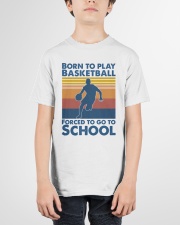 Basketball - Born to play basketball Youth T-Shirt garment-youth-tshirt-front-01