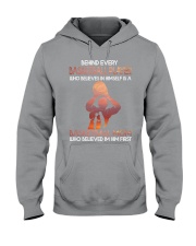 Basketball mom believed him Hooded Sweatshirt tile
