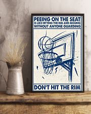Basketball poster - Don't hit the rim 11x17 Poster lifestyle-poster-3