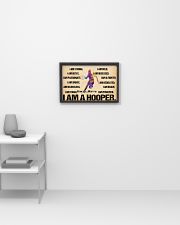 Basketball - i am a hooper postertest 17x11 Poster poster-landscape-17x11-lifestyle-04