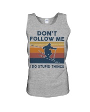 Skiing 18 Unisex Tank tile