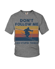 Skiing 18 Youth T-Shirt tile