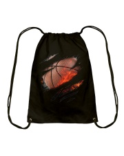 Basketball heart Drawstring Bag tile