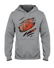 Basketball heart Hooded Sweatshirt tile