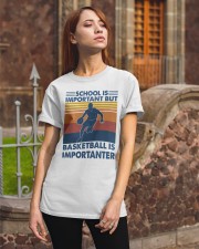 Basketball - Basketball is importarter -reds Classic T-Shirt apparel-classic-tshirt-lifestyle-06