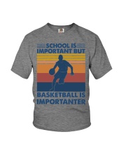 Basketball - Basketball is importarter -reds Youth T-Shirt tile