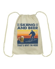 Skiing 36 Drawstring Bag tile