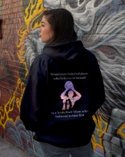 Basketball mom - 2mat 2 Hooded Sweatshirt lifestyle-unisex-hoodie-back-1