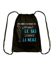 Le ski 2 Drawstring Bag tile