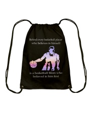 Basketball mom - Front 1 Drawstring Bag tile