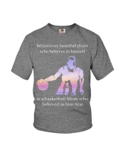 Basketball mom - Front 1 Youth T-Shirt tile