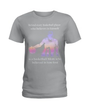 Basketball mom - Front 1 Ladies T-Shirt tile