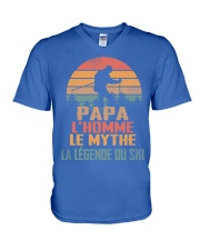 Le ski 24 V-Neck T-Shirt tile