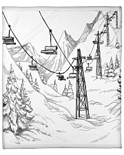 Skiing blanket 1 Fleece Blanket - 50" x 60" front