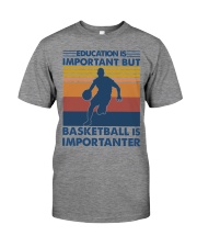 Basketball - Education Basketball is importarter Premium Fit Mens Tee tile